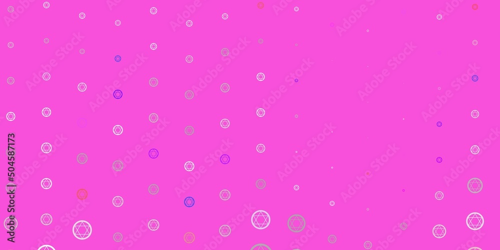 Light Gray vector texture with religion symbols. Light Gray vector texture with religion symbols.