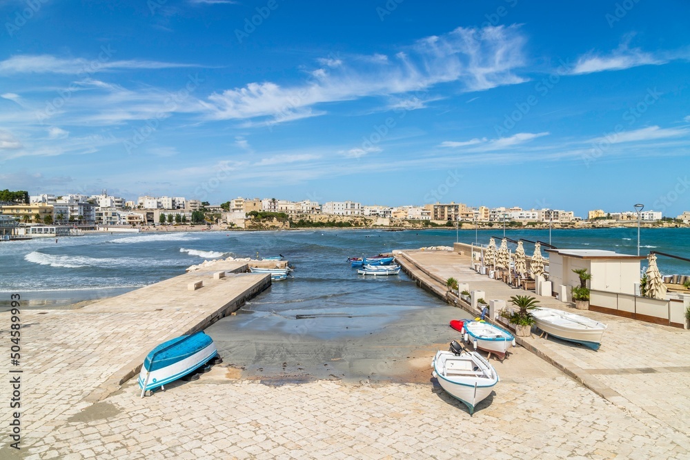 Obraz premium City of Otranto landscape, Italy