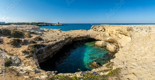 Landscape view near Torre dell Orso, Italy