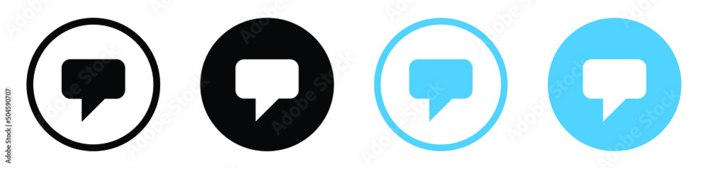 comment icon speech bubble symbol Chat message icons - talk message Bubble chat icon comment icon speech bubble symbol Chat message icons - talk message Bubble chat icon