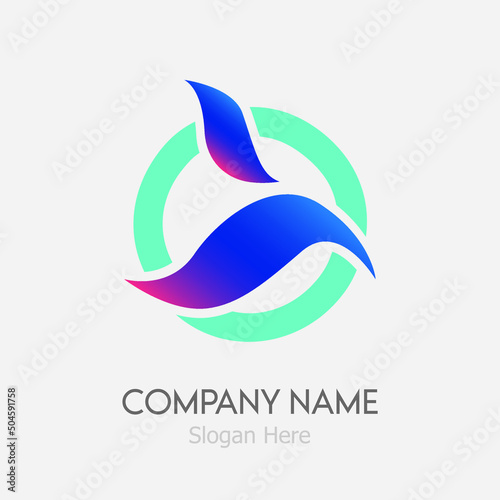 abstract business logo design