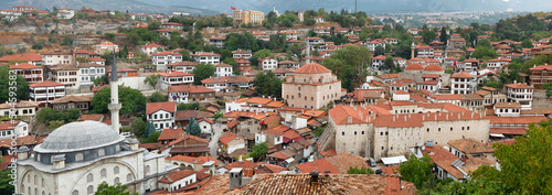 safranbolu / turkey. September 12, 2020. old historical ottoman houses, restored shape photo