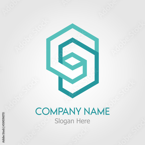 G and d logo with white background