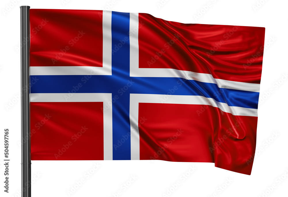 Fototapeta premium Norway national flag