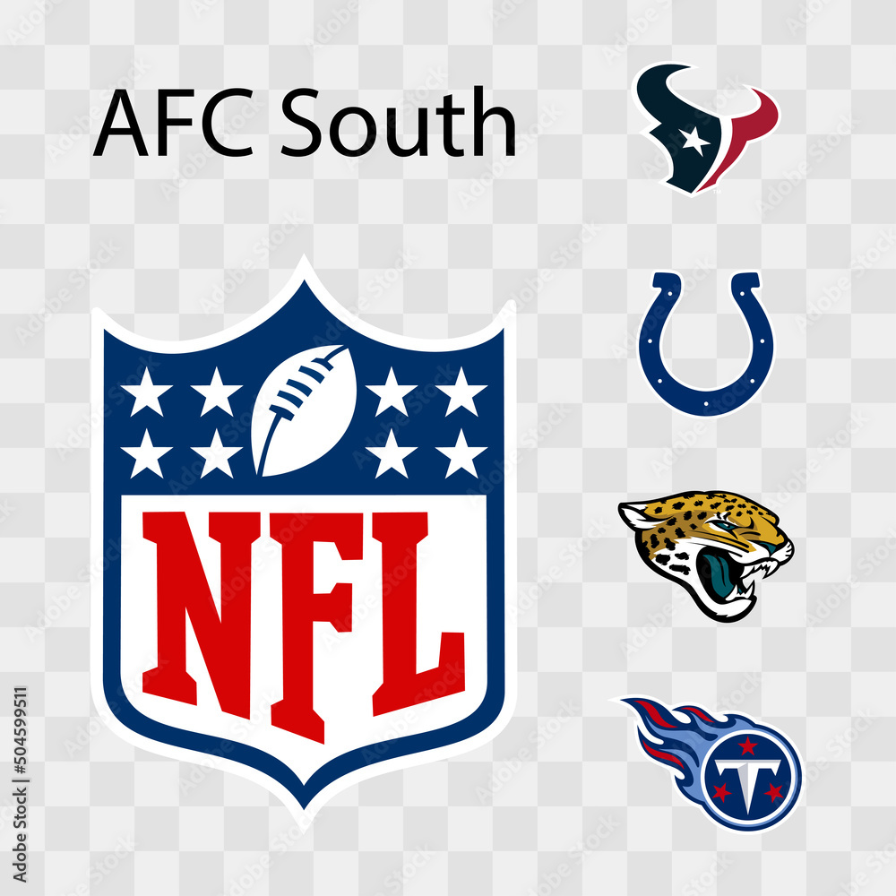 National Football League NFL, NFL 2022. AFC South. Tennessee