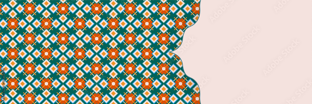Islamic Arabic White Luxury Arabesque Pattern Background with Elegant Golden Border Islamic Arabic White Luxury Arabesque Pattern Background with Elegant Golden Border