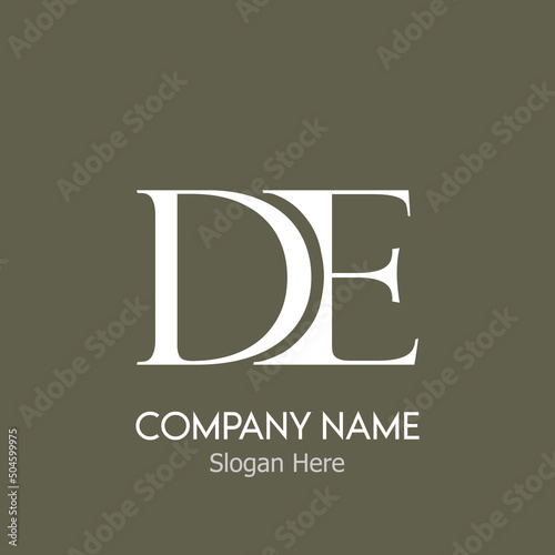 alphabet letter d with e