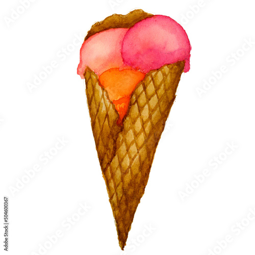 ce cream pattern, pink background, powder, delicious background, sweet