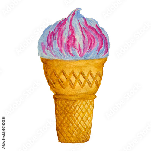 ce cream pattern, pink background, powder, delicious background, sweet