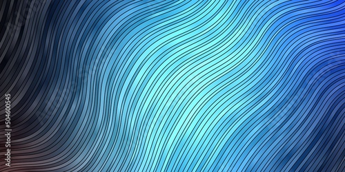 Dark BLUE vector texture with circular arc.