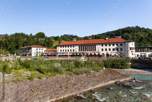 Historic train station of the town of Berchtesgaden, Bavaria