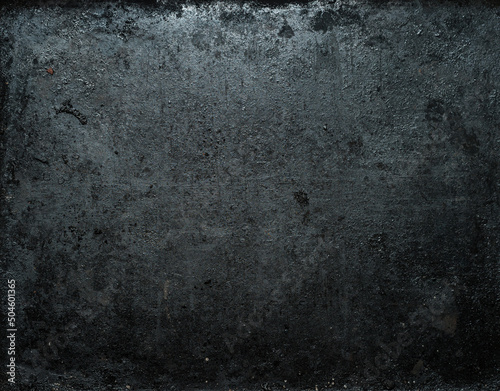 old dark and dirty stone graphite plate background.