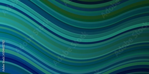 Light Blue, Green vector template with wry lines.