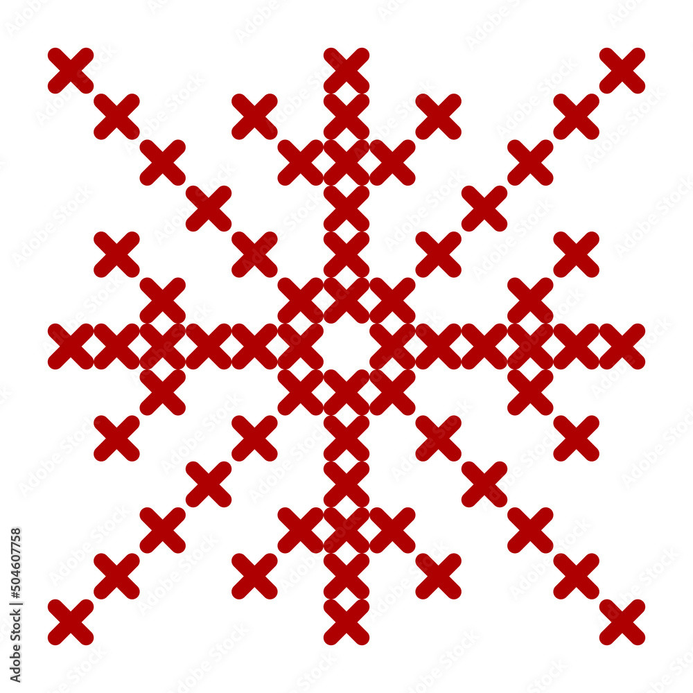 Cross Stitch Snowflake Christmas pattern Cross Stitch Snowflake Christmas pattern