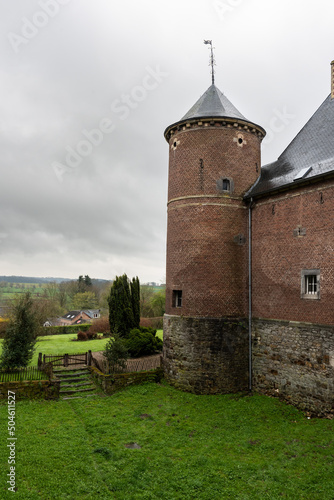 Mheer, Limburg, The Netherlands - Castle and green surroundings