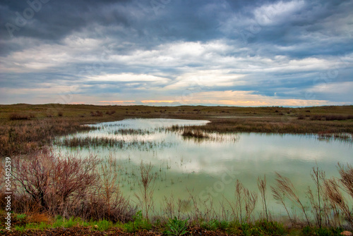 landscape with lake