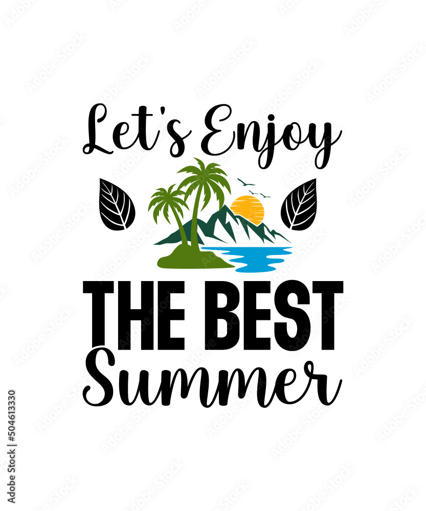Fototapeta premium Summer Bundle Svg,Summer Svg,Hello Summer Svg,Beach Svg,Aloha Summer Svg,Sunrise and Sunset Svg,Files For Cricut,Silhouette,Instant Download