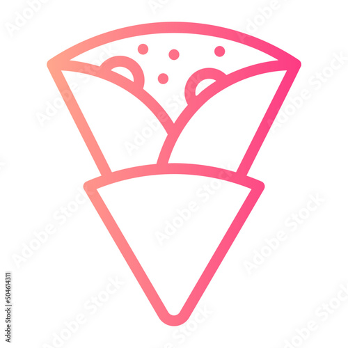 crepe gradient icon