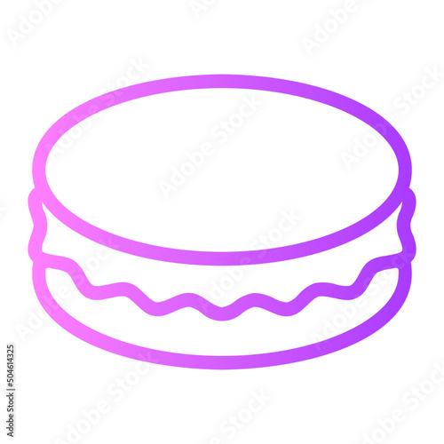 macaroon gradient icon