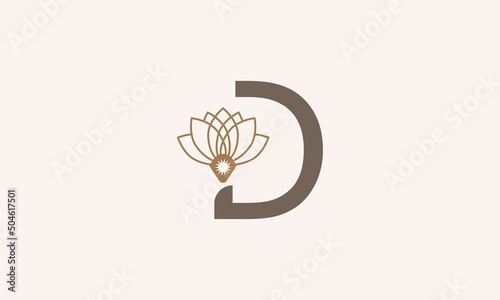 D word logo lotus