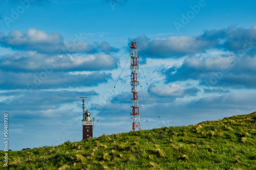 Lighthouse on the island of Heligoland