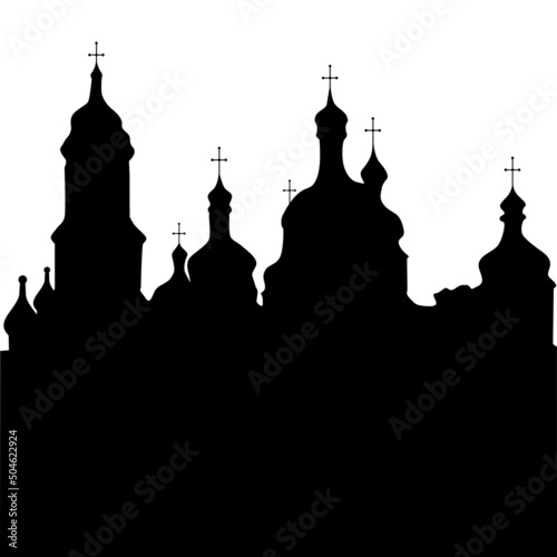 silhouette of St. Sophia Cathedral in Kyiv