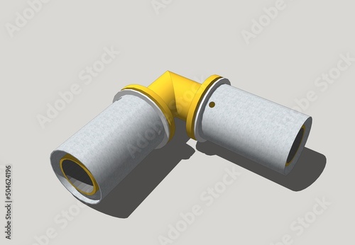 Fotografi Becker Plastics Elbow 90°