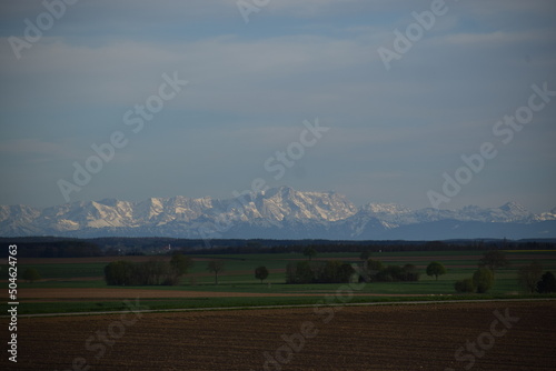 Wettersteinwand mit Zugspitze photo