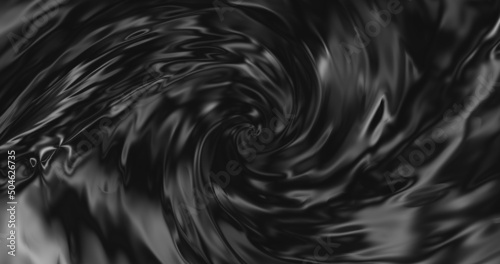 Rotation black abstract oil whirlpool or used engine oil  abstract background