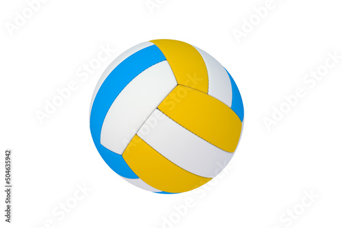 Volleyball ball isolated on white background. 3d render