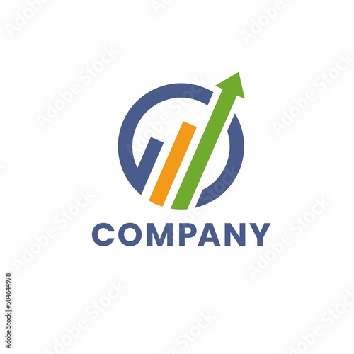 Financial company logo template
