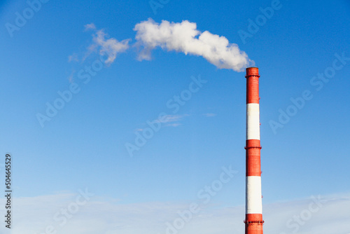 Pipe and smoke. Air emissions. Waste processing factories and plants.