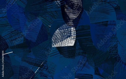 Light BLUE vector pattern with lines.