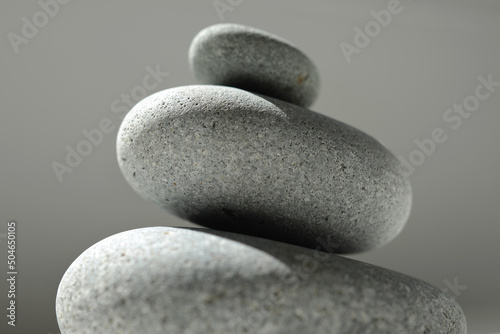Canvas Print Cairn galets zen