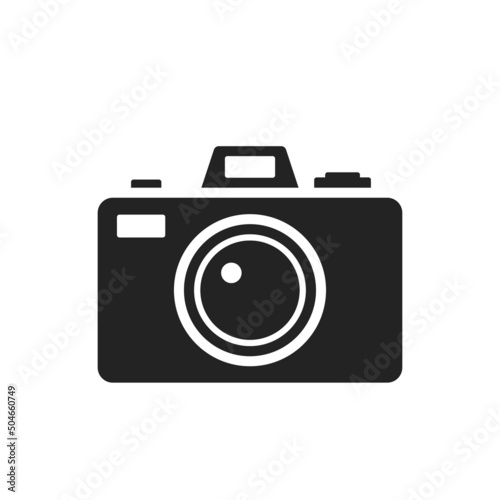 camera icon. tourism and photo symbol. isolated vector image