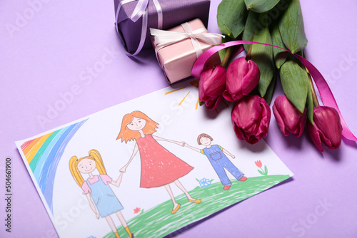 Picture with tulips and gif...