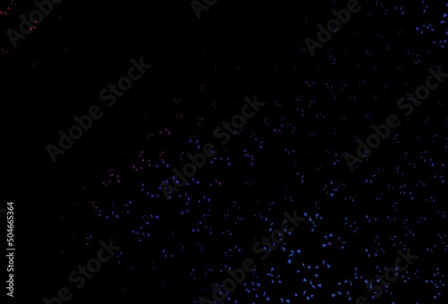 Dark Blue, Red vector background with polygonal style.