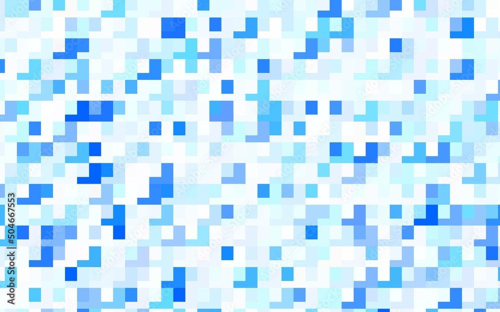 Light BLUE vector background with rectangles.