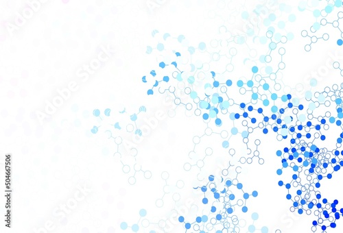 Wallpaper Mural Light Pink, Blue vector background with forms of artificial intelligence. Torontodigital.ca