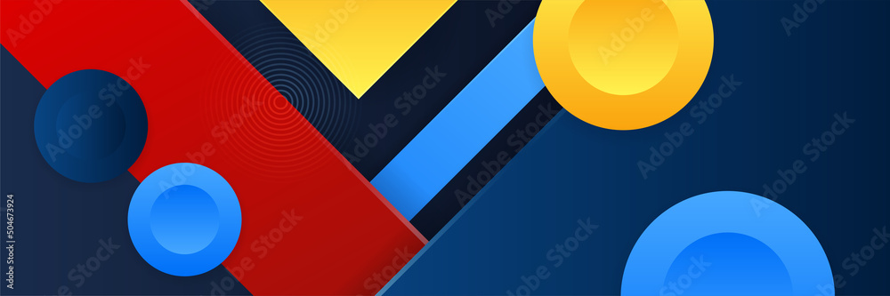 abstract web banner design template abstract web banner design template