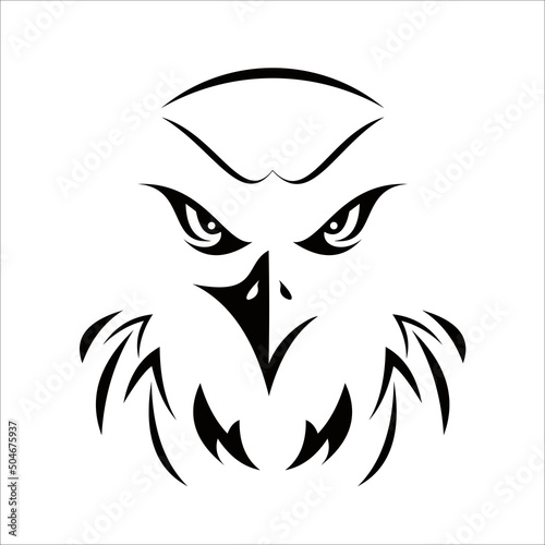 Abstract Creative Eagle Logo Design Template Vector Illustrations