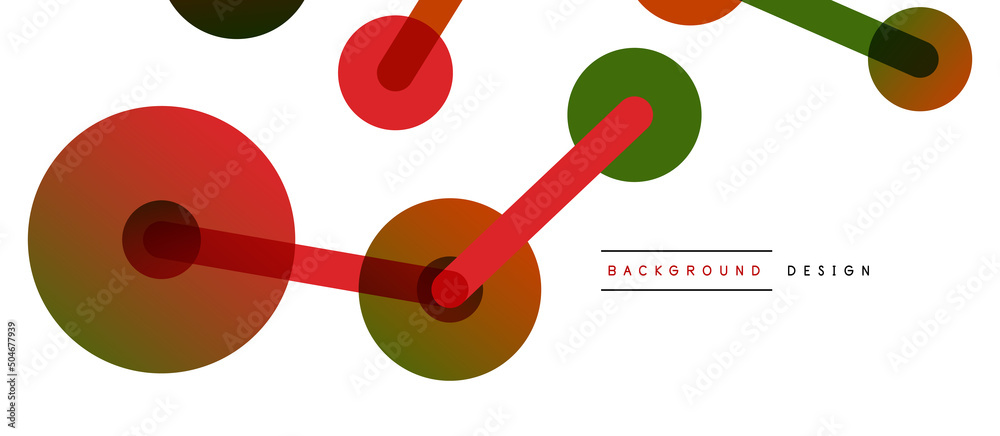Line points connections geometric abstract background. Circles connected by lines. Trendy techno business template for wallpaper, banner, background or landing Line points connections geometric abstract background. Circles connected by lines. Trendy techno business template for wallpaper, banner, background or landing