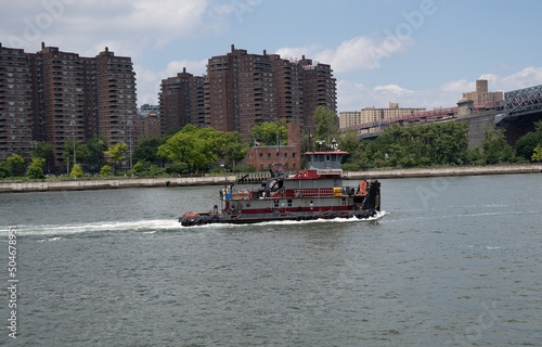 Tug boat in the Hudson River