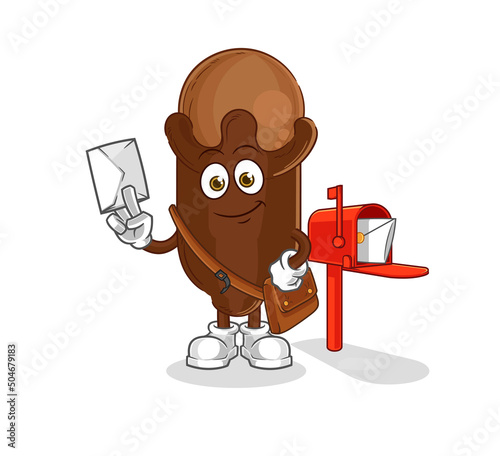clove postman vector. cartoon character