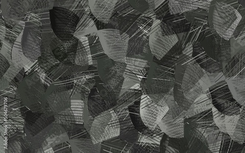 Light Gray vector template with bent lines.