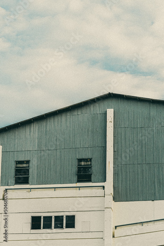 Minimal building, film tone style