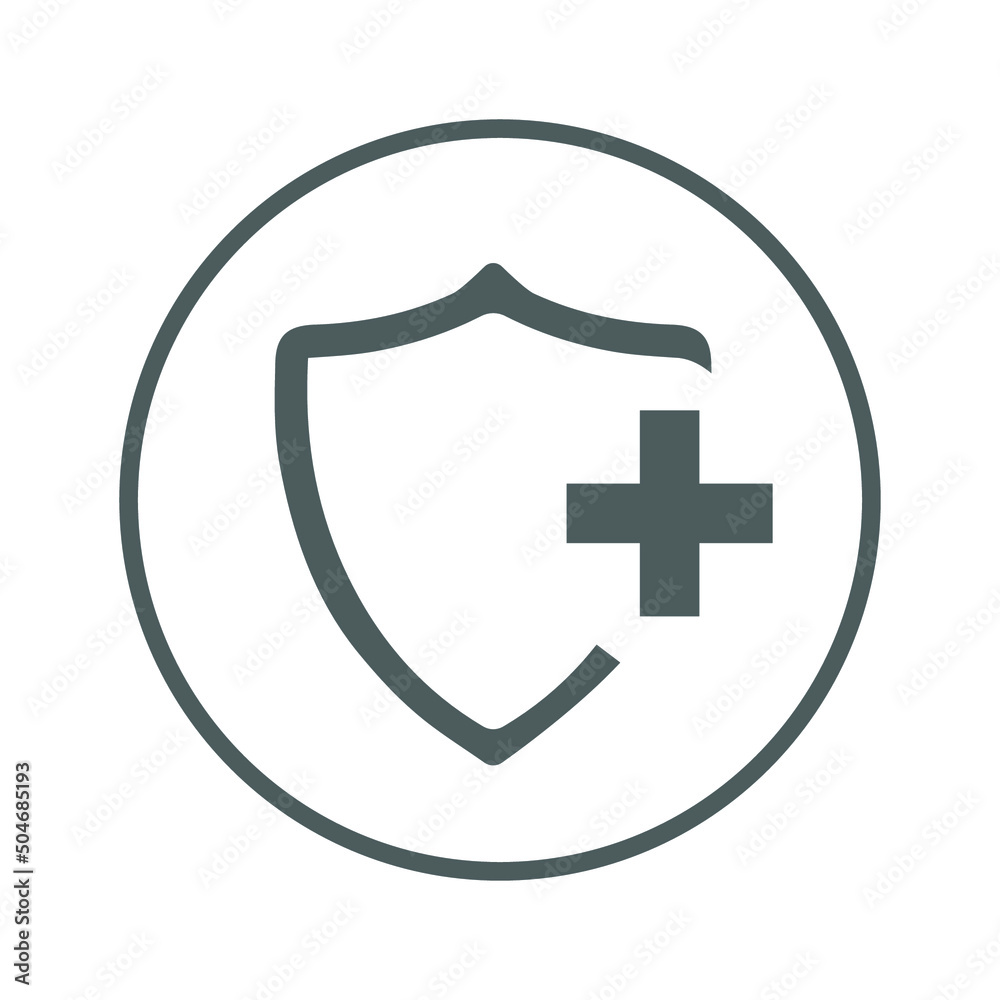 Health, insurance, medical icon. Gray vector sketch. Health, insurance, medical icon. Gray vector sketch.