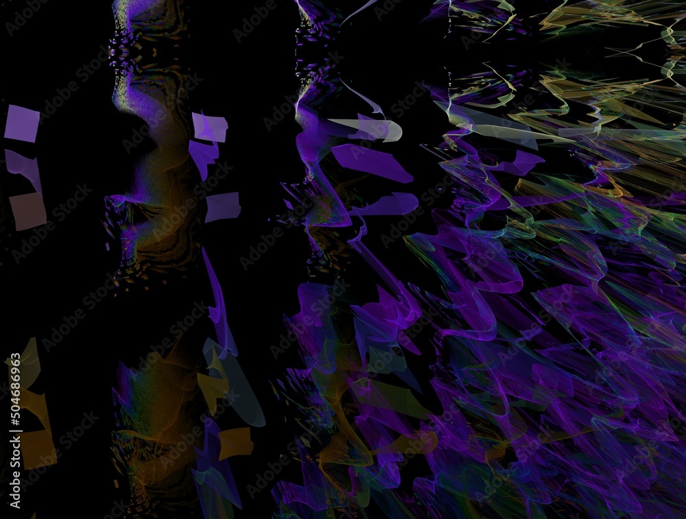 Obraz premium Imaginatory fractal abstract background Image