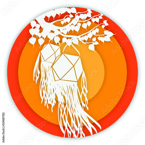 Simple Vesak lanterns design