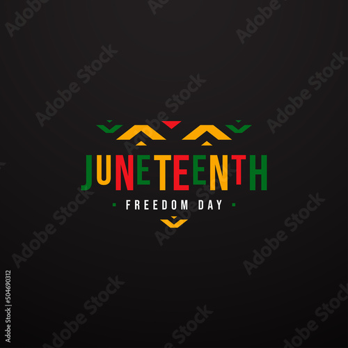 Juneteenth Freedom Day Background Event
